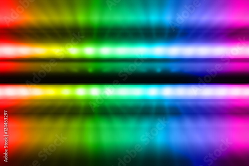 colour of led rigid strip lighht : four of led light line on red white