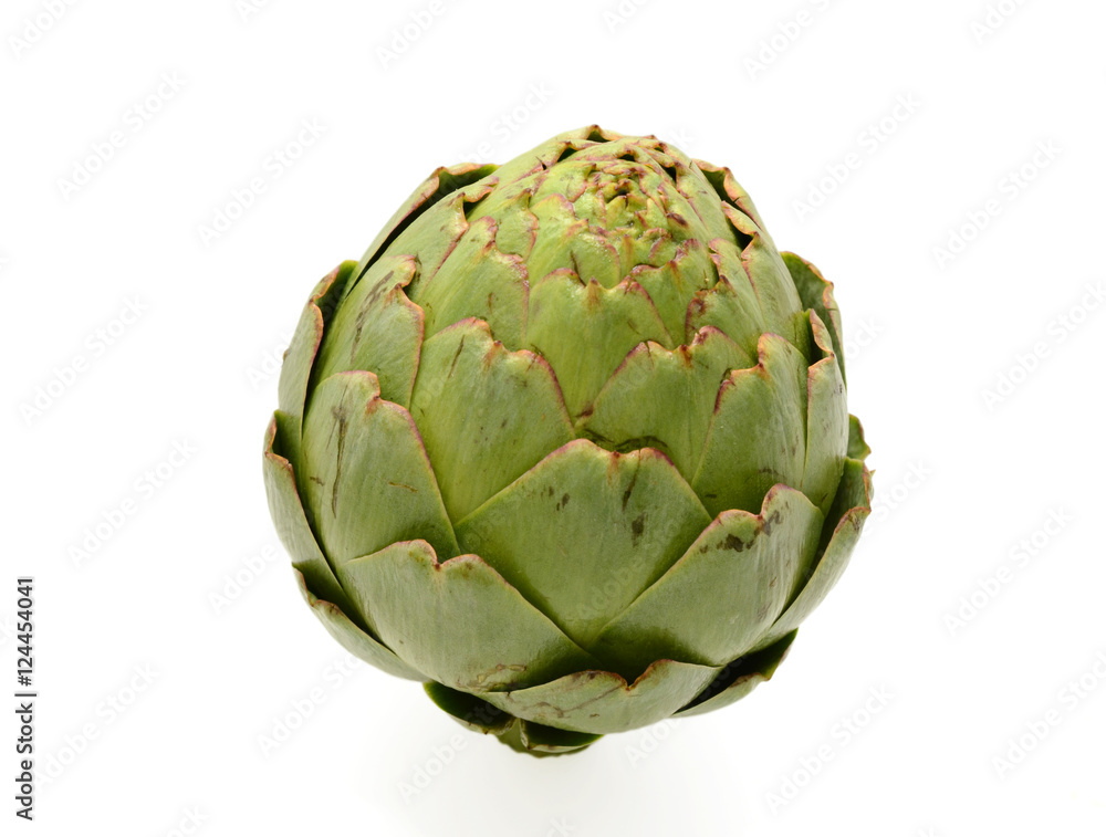 Obraz premium Fresh Artichokes isolated on white background