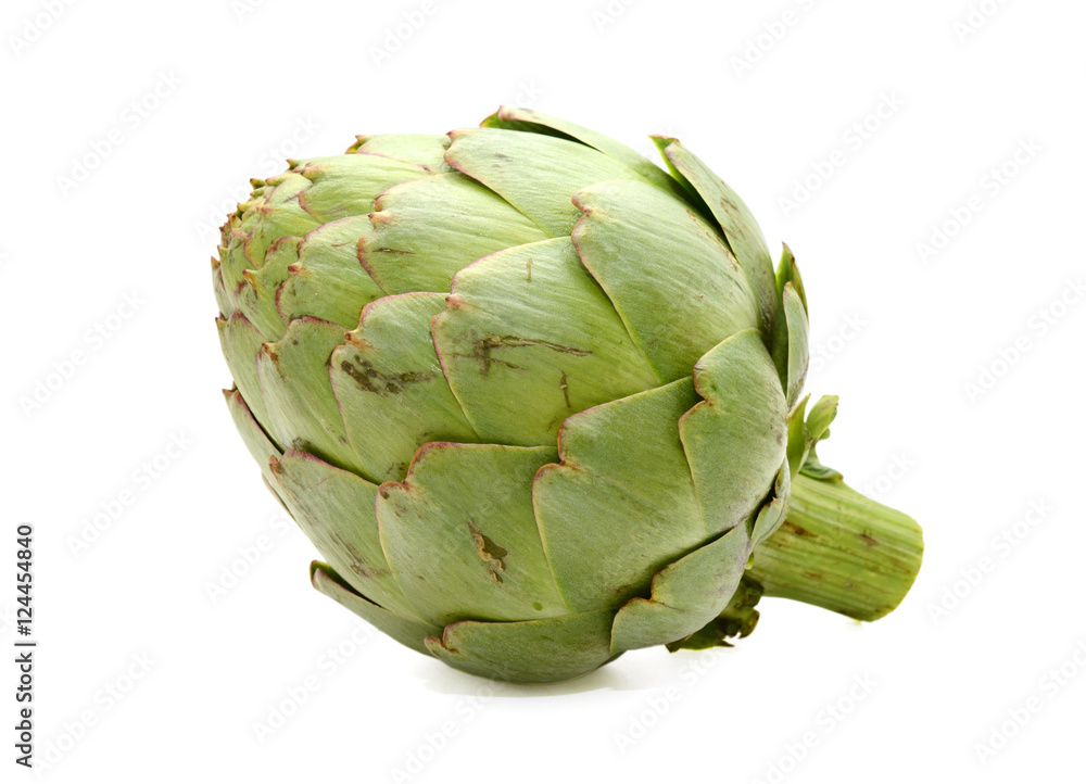 Obraz premium Fresh Artichokes isolated on white background