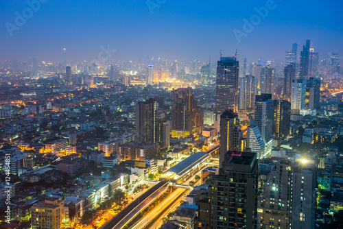 bangkok city at twilight © antpkr
