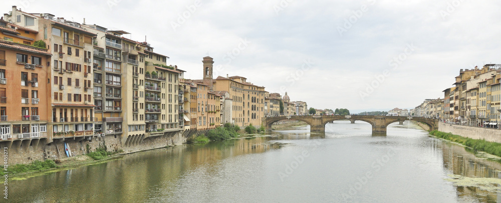 Panoramica Rio Arno, Florencia