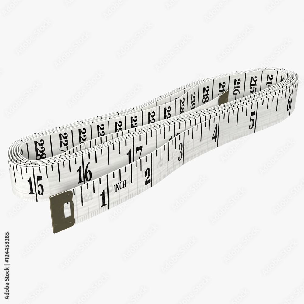 Tailor measuring tape 01 3D model