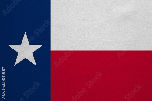 Flag of Texas real detailed fabric texture