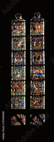 Stained glass in Regensburg photo