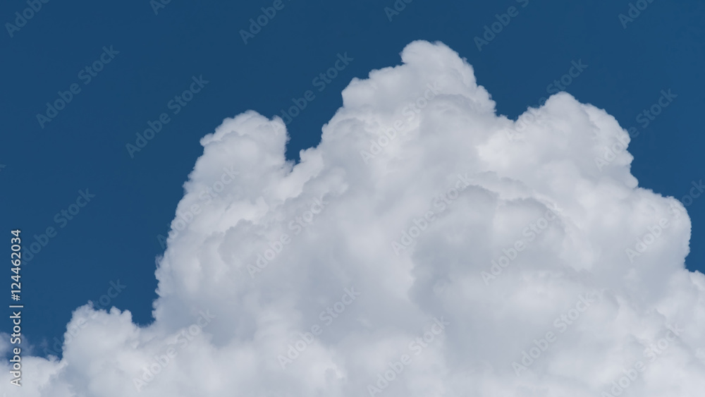 Closeup cumulus cloud with blue sky Closeup cumulus cloud with blue sky