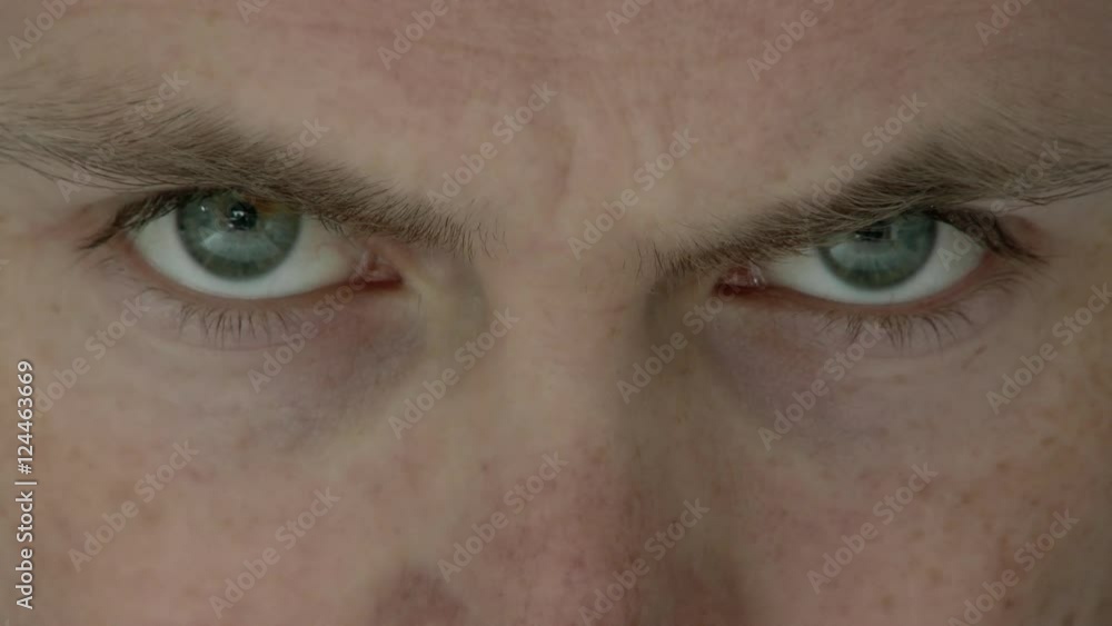 Close up of sinister looking eyes looking deep into your soul. Close up of sinister looking eyes looking deep into your soul.
