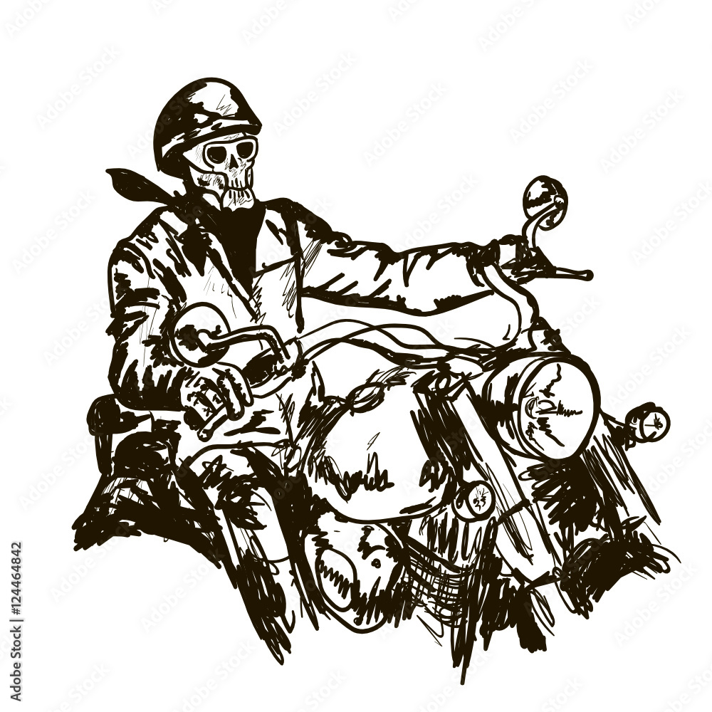 Naklejka premium motorcycle