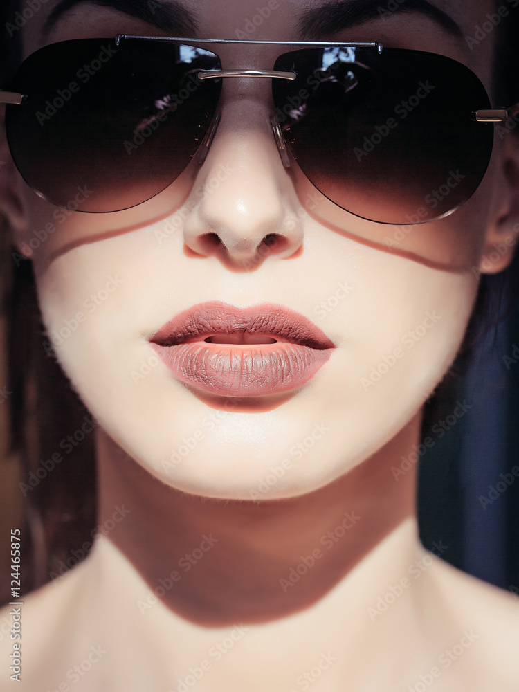pretty girl in brown sunglasses pretty girl in brown sunglasses