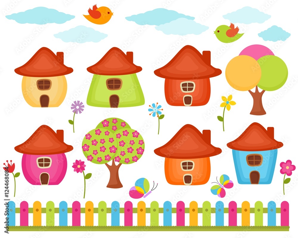Houses Vector Illustrations