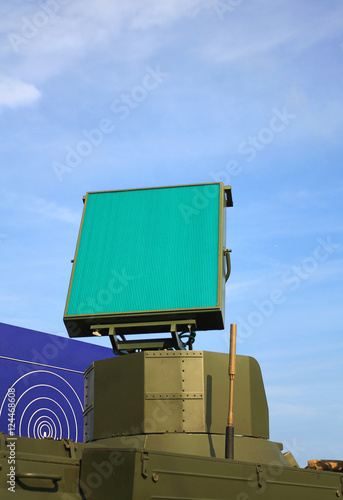 Radar antenna of the air defence system