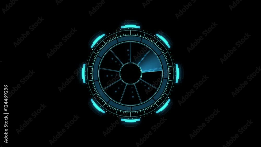 HUD Heads Up Display Scanner high tech target digital HUD Heads Up Display Scanner high tech target digital