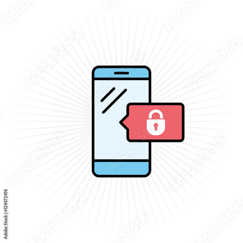 Phone & Lock Icon