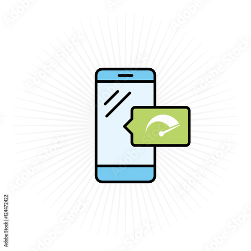 Phone & Speedometer Icon