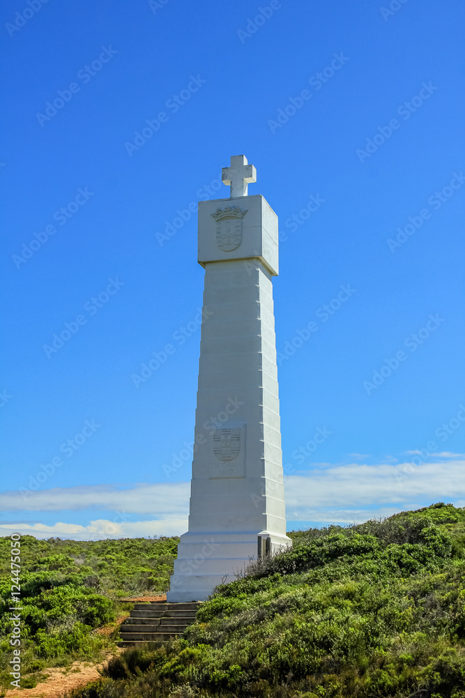 Monument in the Cape Point section of Table Mountain National Park commemorating the voyage around the Cape by Vasco da Gama in 1497. Monument in the Cape Point section of Table Mountain National Park commemorating the voyage around the Cape by Vasco da Gama in 1497.