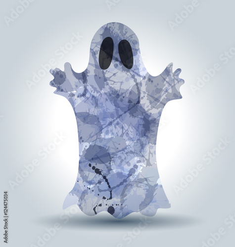Vector illustration of a ghost