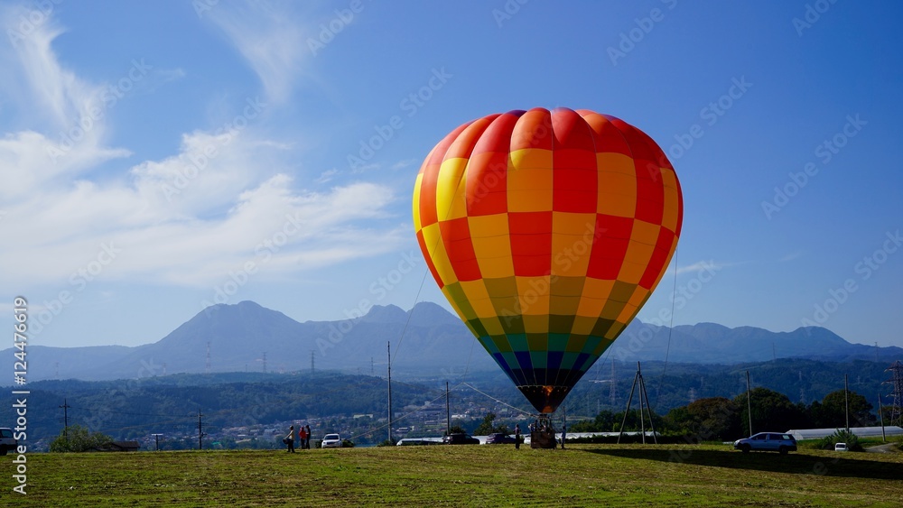 Obraz premium 気球打ち上げイメージ