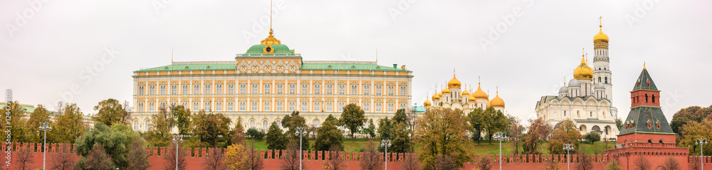 View of the Kremlin and the Kremlin Embankment in Moscow
