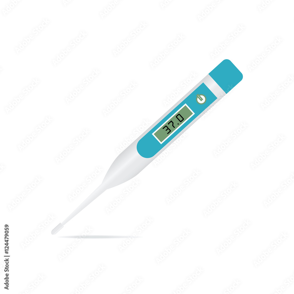 Digital thermometer. Digital thermometer.