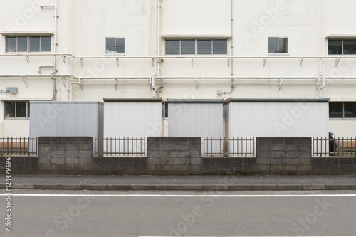 Wallpaper Mural Large blank billboard on a street wall, banners with room to add your own text Torontodigital.ca