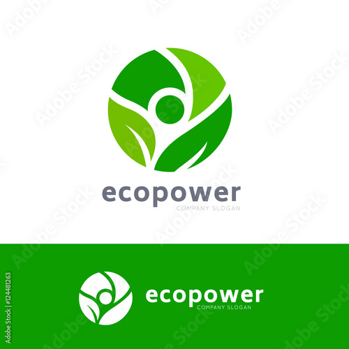 Green care logo, eco logo, green logo, organic logo, beauty care logo template.