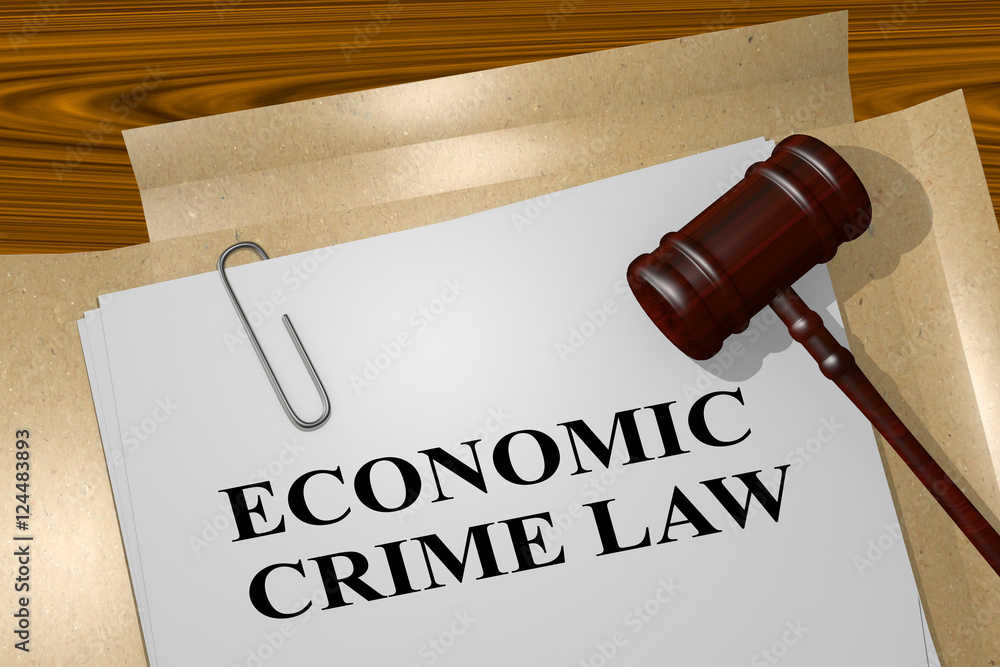 Economic Crime Law - legal concept Economic Crime Law - legal concept