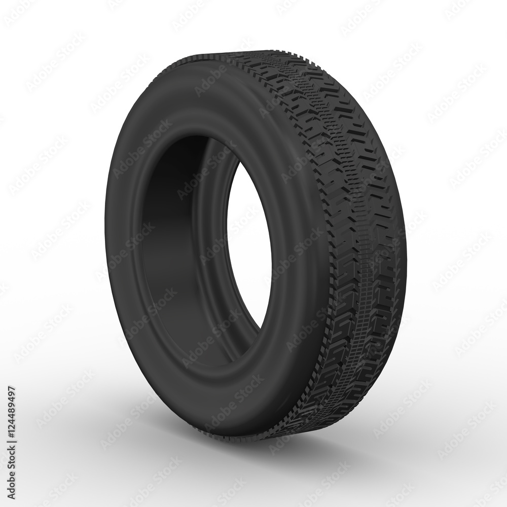 3d tyre - car wheel