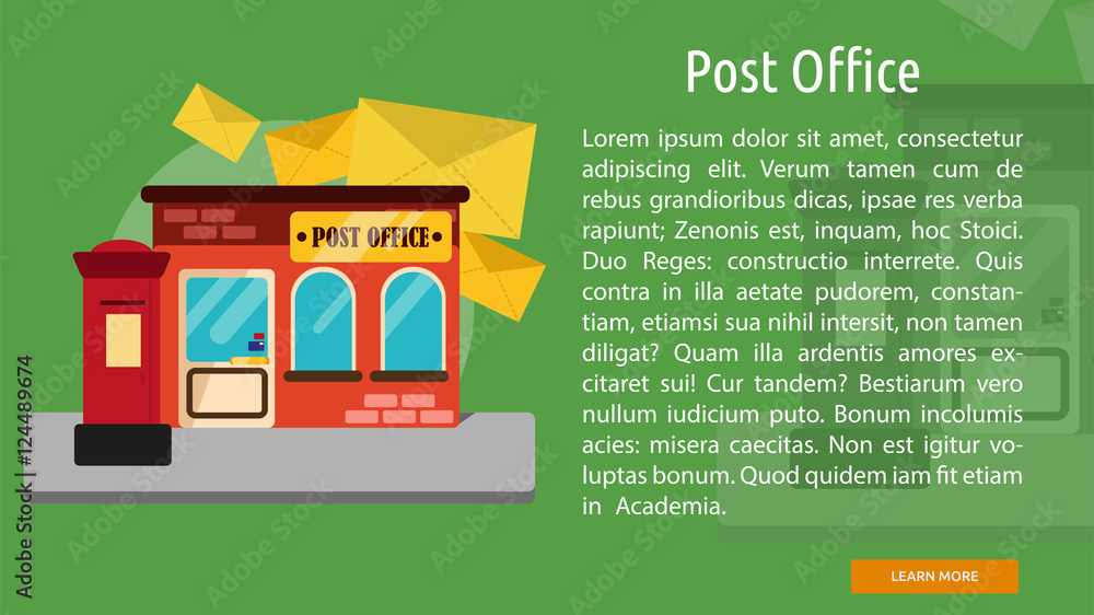 Post Office Conceptual Banner