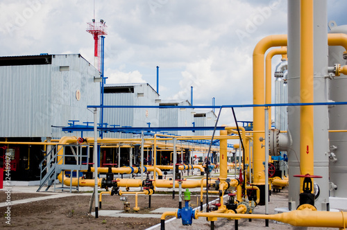 Gas compressor station in Ukraine