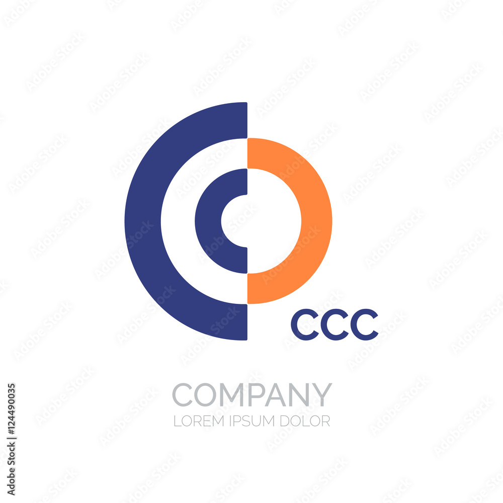 Creative C letter vector logo design. Vector sign. Character logotype symbols. Logo icon design for website
