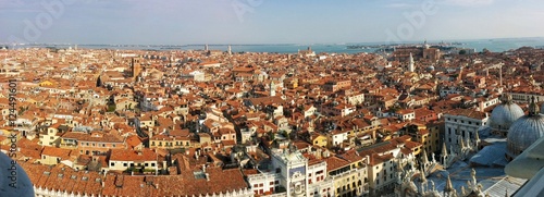 Panorama view of City of Venice