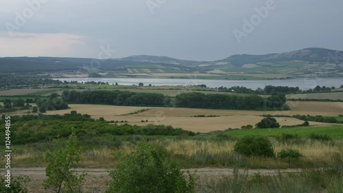 A view of wine country in Moravia in southern Czech Republic. 4k. photo