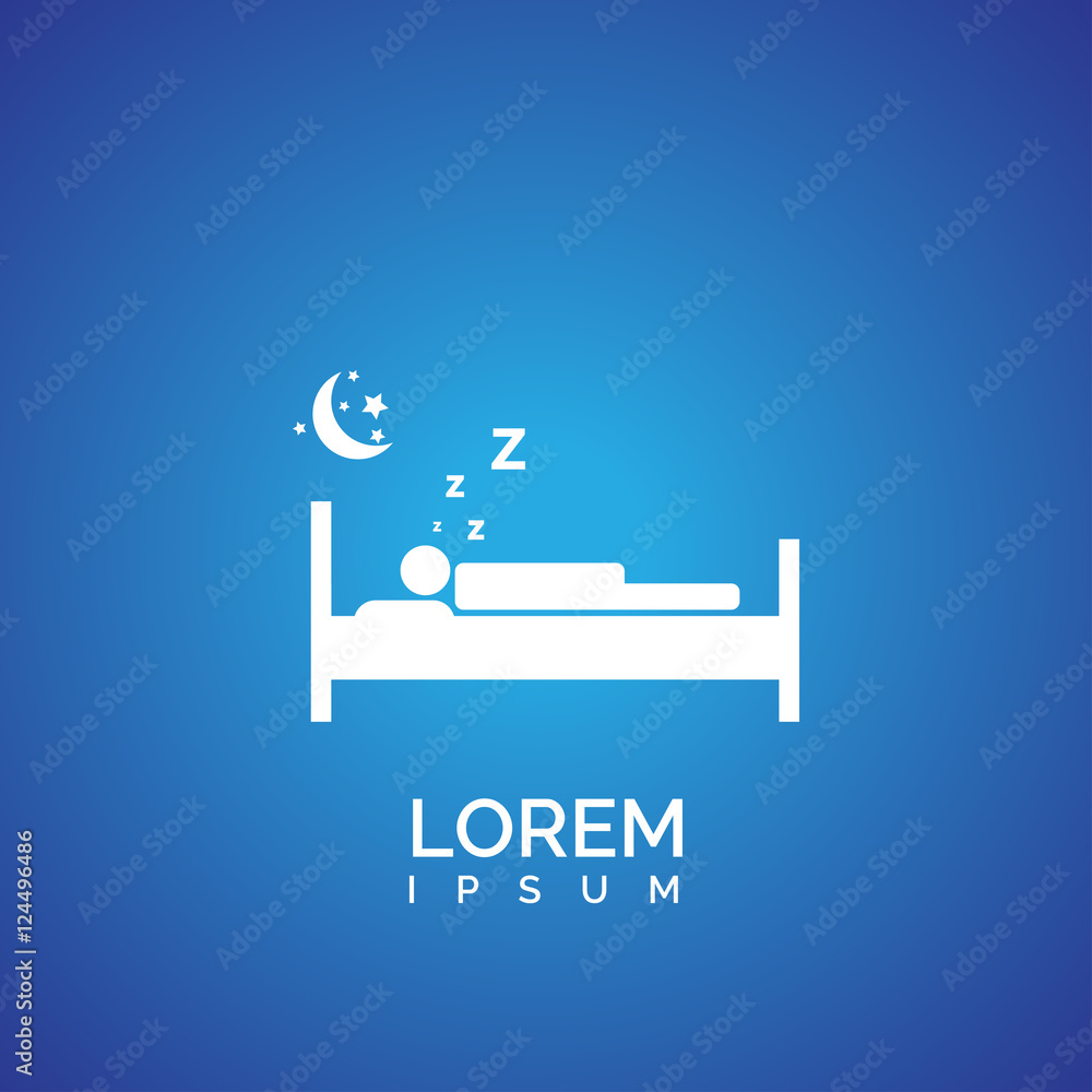 sleeping icon design sleeping icon design