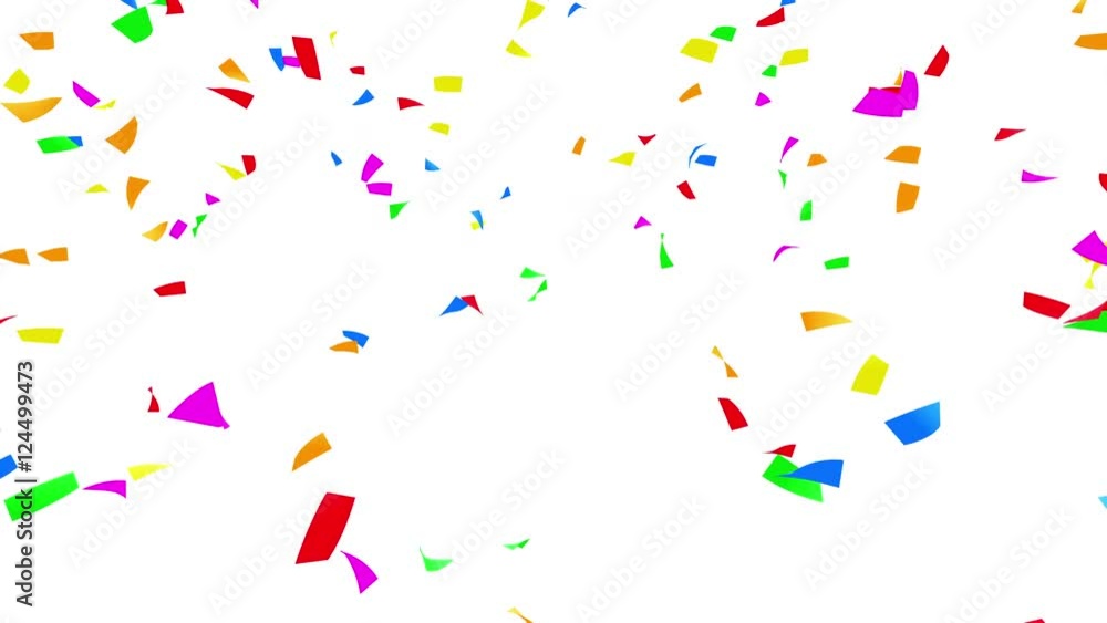 Colorful confetti particles Colorful confetti particles