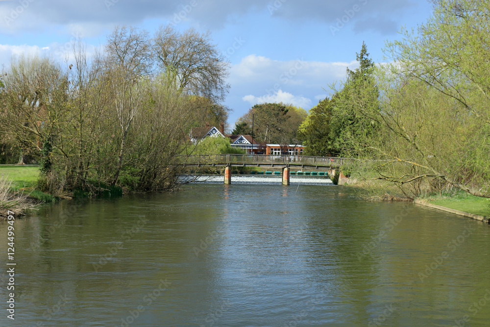 A view along the river Great Ouse in Bedford