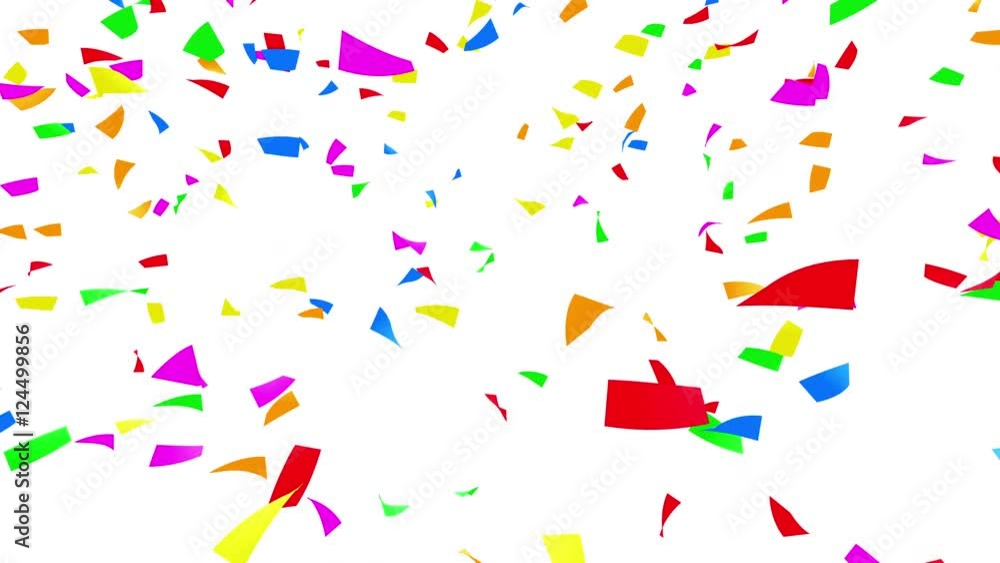 Colorful confetti particles Colorful confetti particles