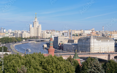 Panoramic view. Moscow Kremlin. Russia