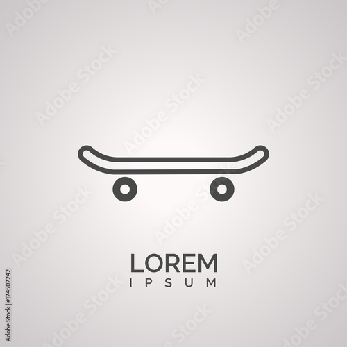 skateboard icon design