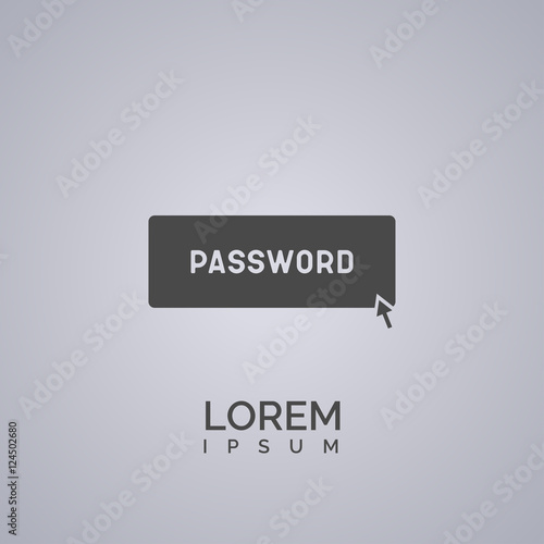 password icon design