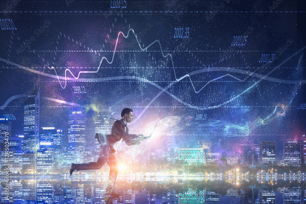 © Sergey Nivens - Business on the move . Mixed media