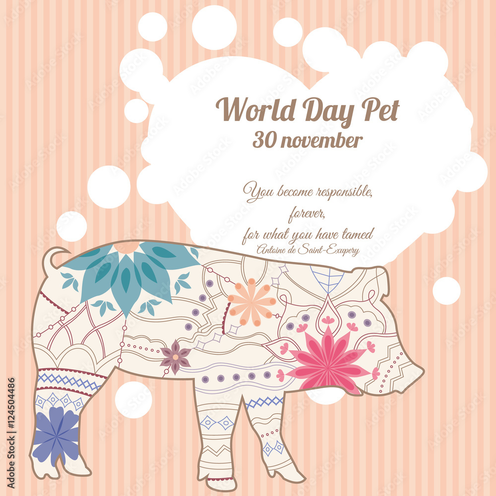 World day pet background