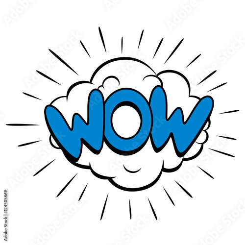 Vector Illustration of a Cartoon Sound Effect