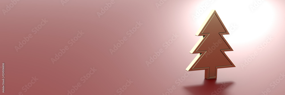 Fototapeta premium Christmas trees background