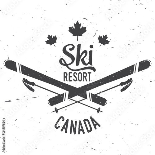 Ski resort, Canada.
