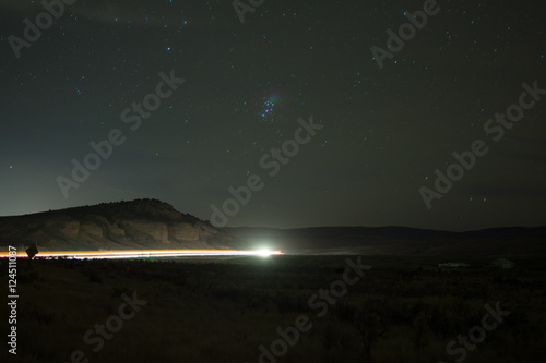 Freeway Lights outside Castle Rock Utah © Jason