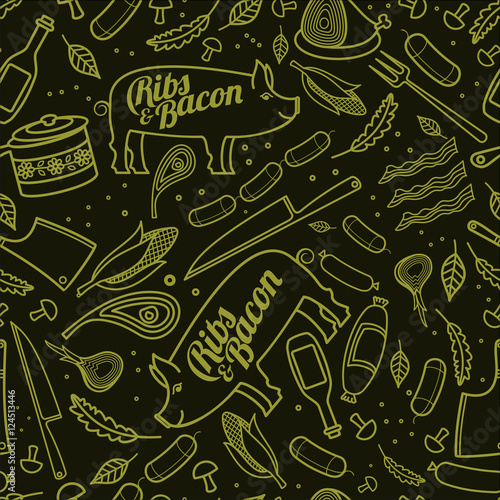 Porc seamless texture