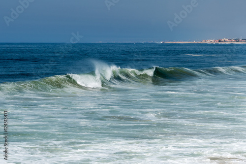 Atlantic wave at Portugal coast.