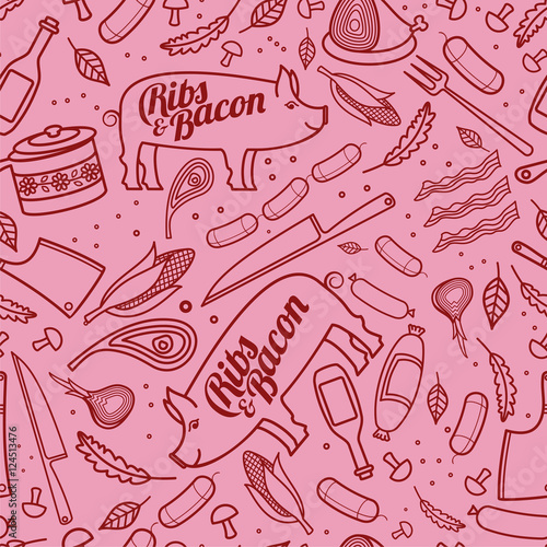 Porc seamless texture