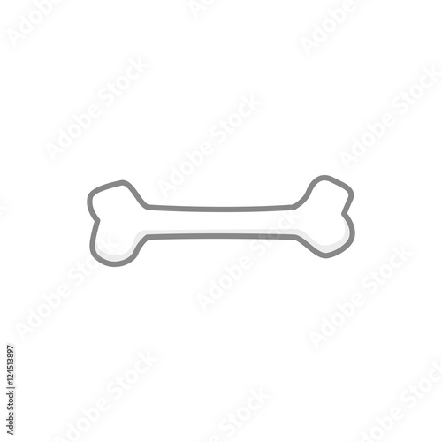 Dog bone vector isolated