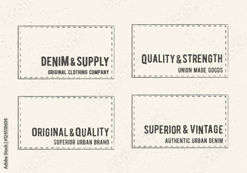 Logo square stamp
