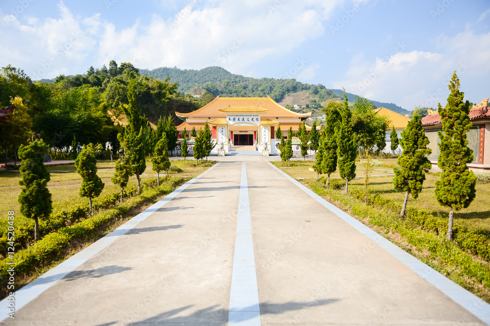 The Chinese Martyrs Memorial Museum in doi Mae Salong, nothern of Thailand